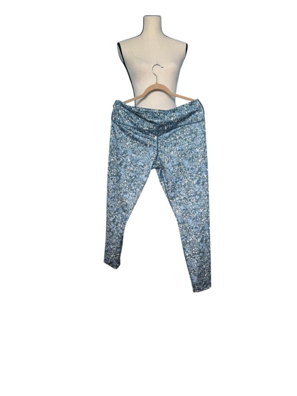 JoyLab High Rise Leggings XXL Blue Abstract Print Athletic Yoga Pants